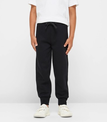 Kids' Core Fleece Trackpant in Charcoal Marle