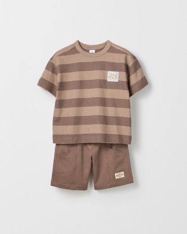 Australian Cotton T-Shirt and Short 2 Piece Set