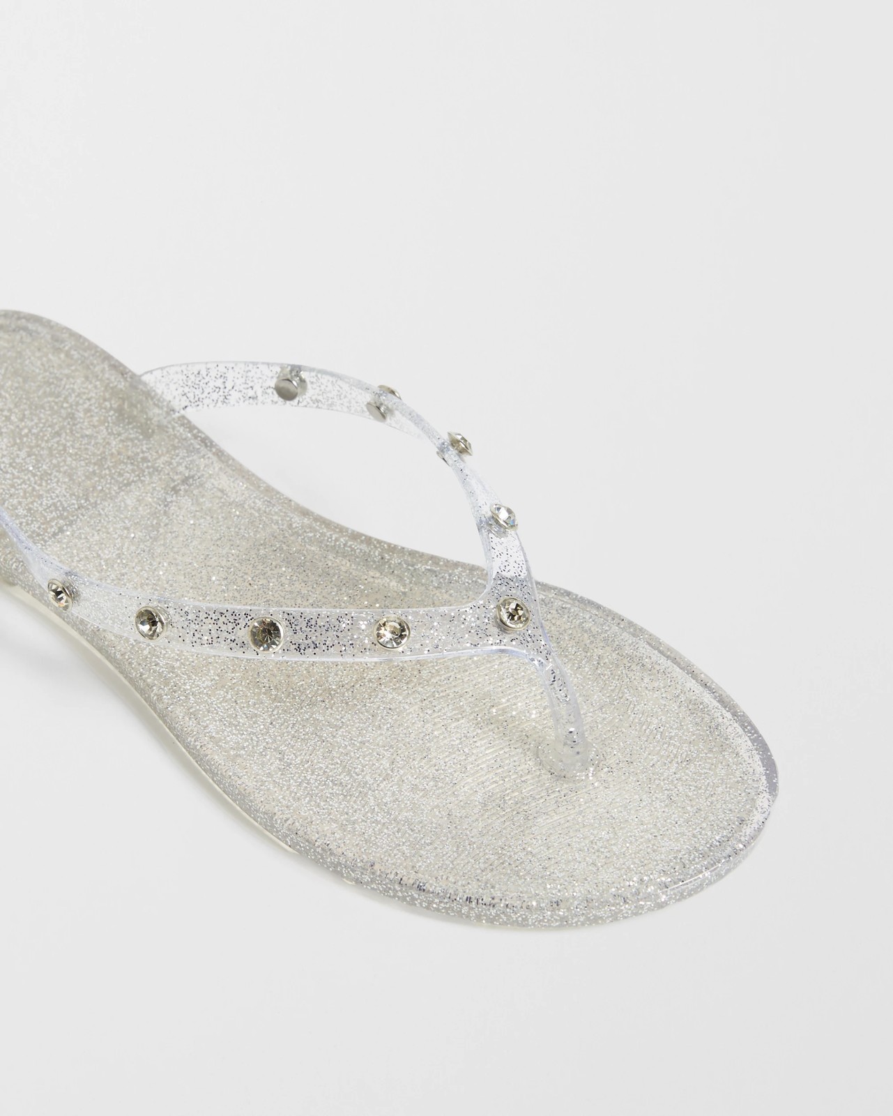 Katie Bling Jelly Thongs - Clear 3 of 3