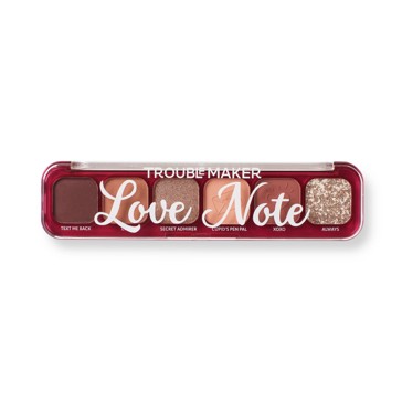 Trouble Maker 6 Shades Little Trouble Shadow Palette - Love Note