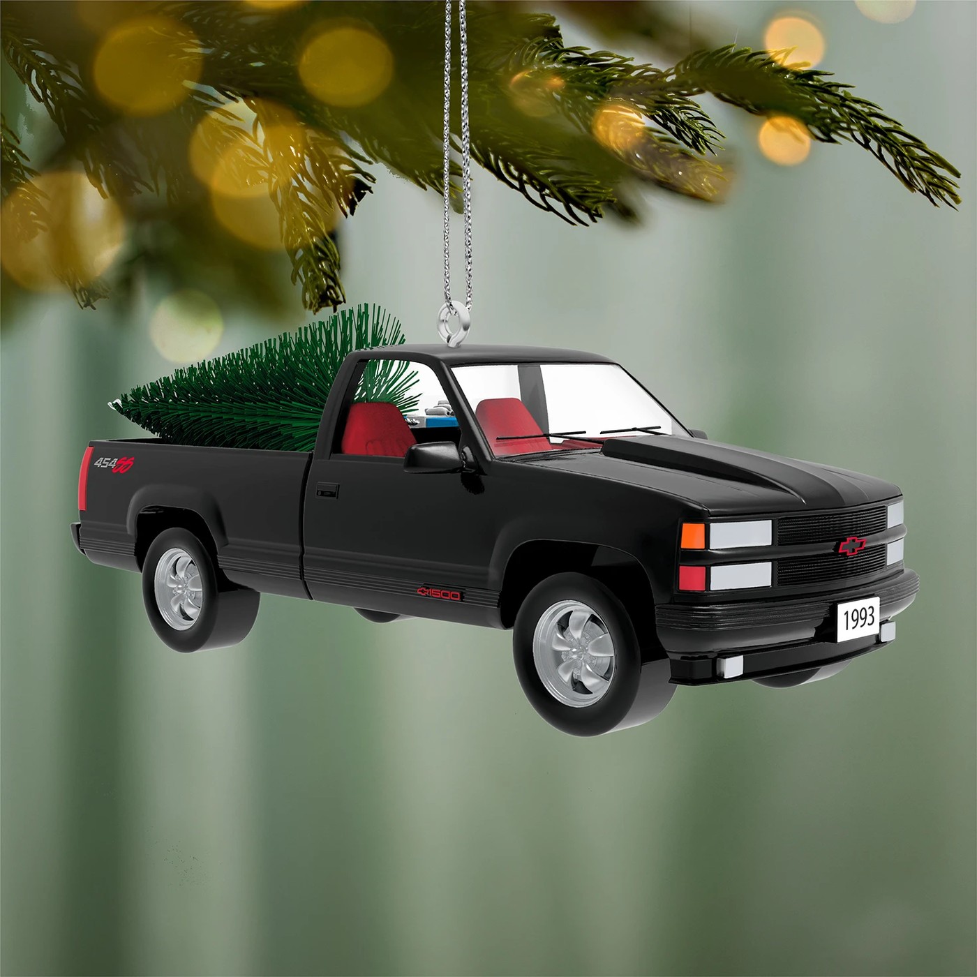 Hallmark Keepsake 1993 Chevrolet 454 SS All-American Trucks Christmas Tree Ornament 2 of 6