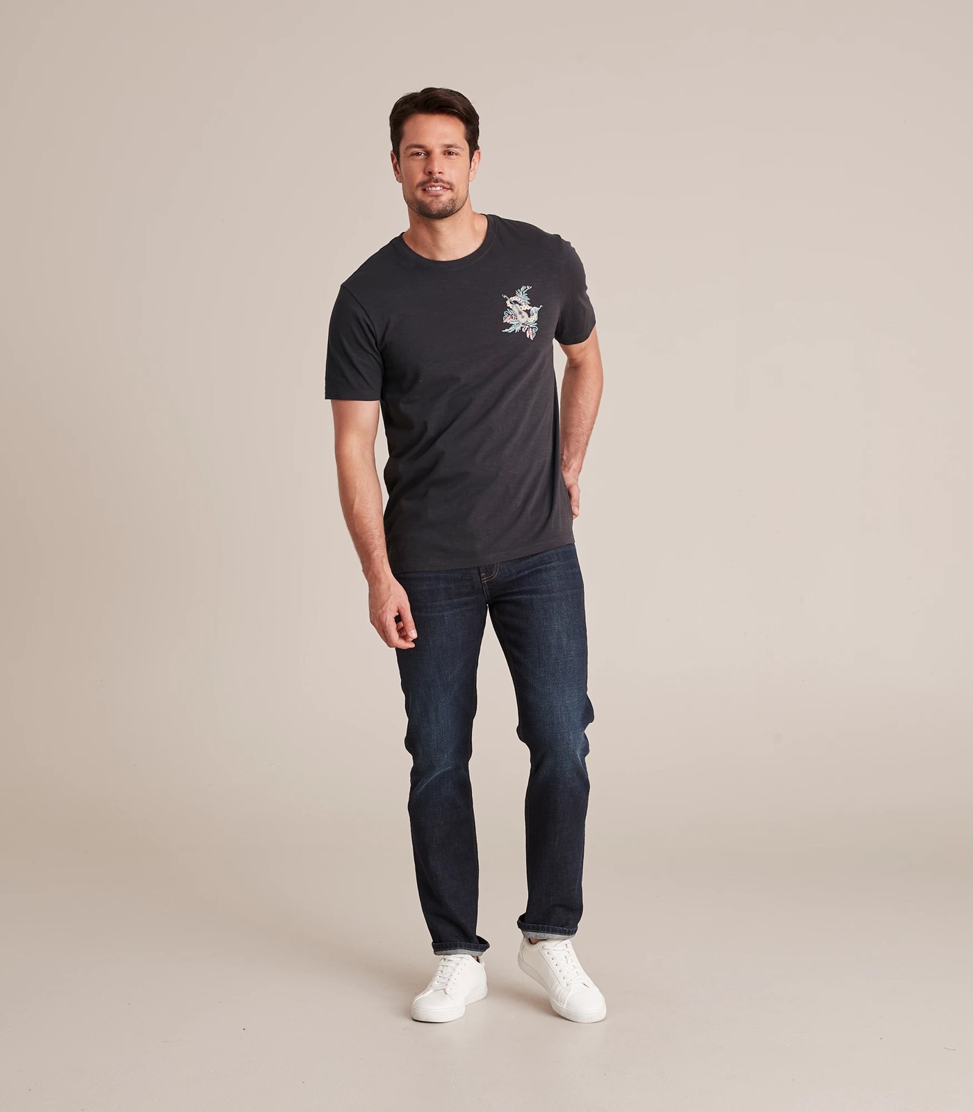 Printed Garment Dye T-Shirt 3 of 6