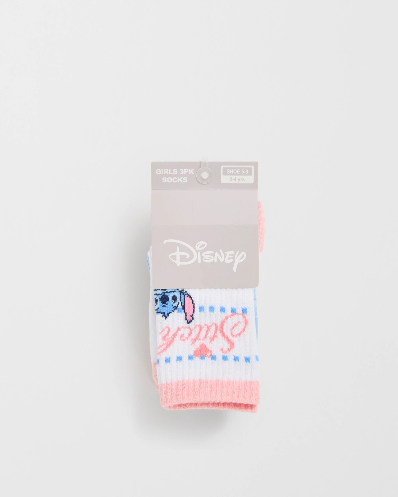 Licensed Disney Lilo & Stitch 3 Pack Crew Socks 3 of 3