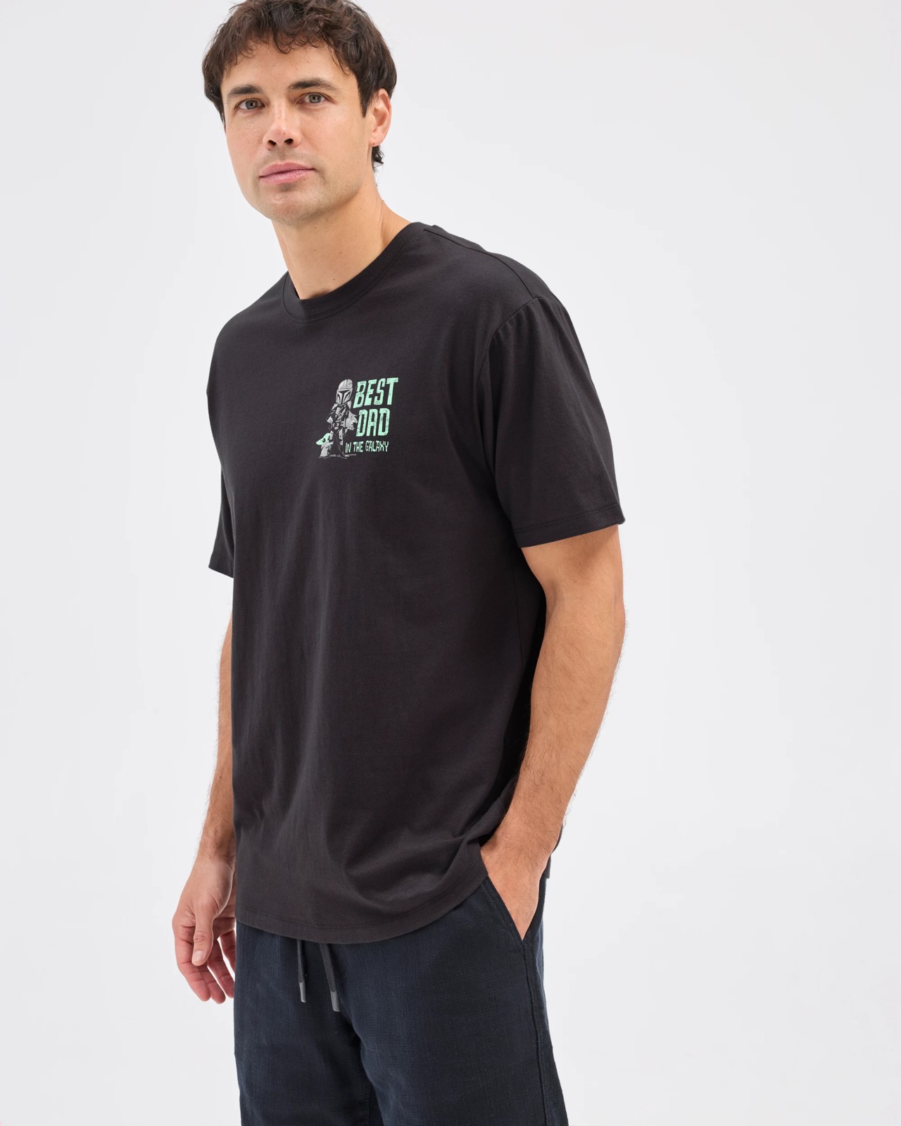 Star Wars Australian Cotton Best Dad In The Galaxy T-Shirt 3 of 5