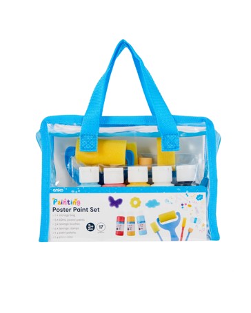 Anko 17 Piece Poster Paint Set