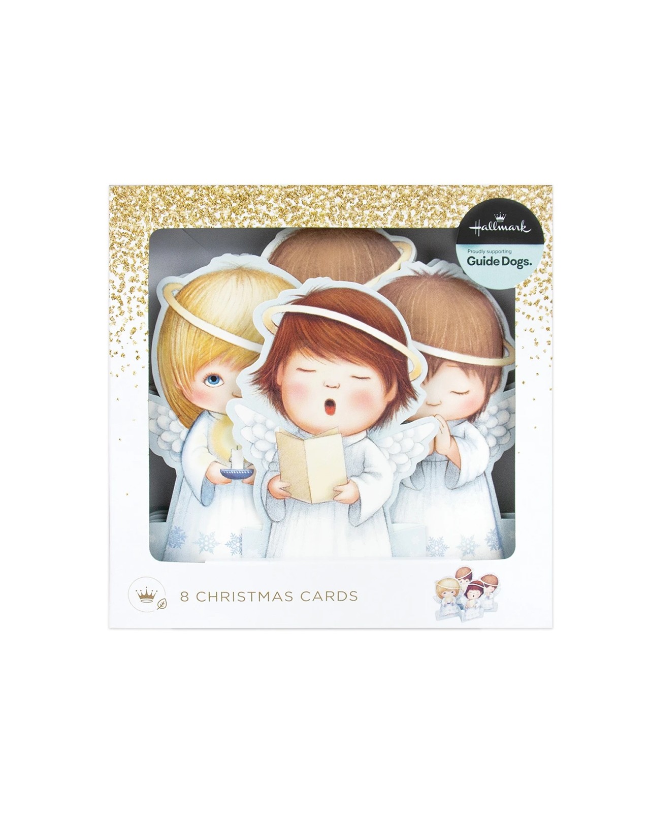 8 Pack Hallmark Christmas Cards - Angels 4 of 4
