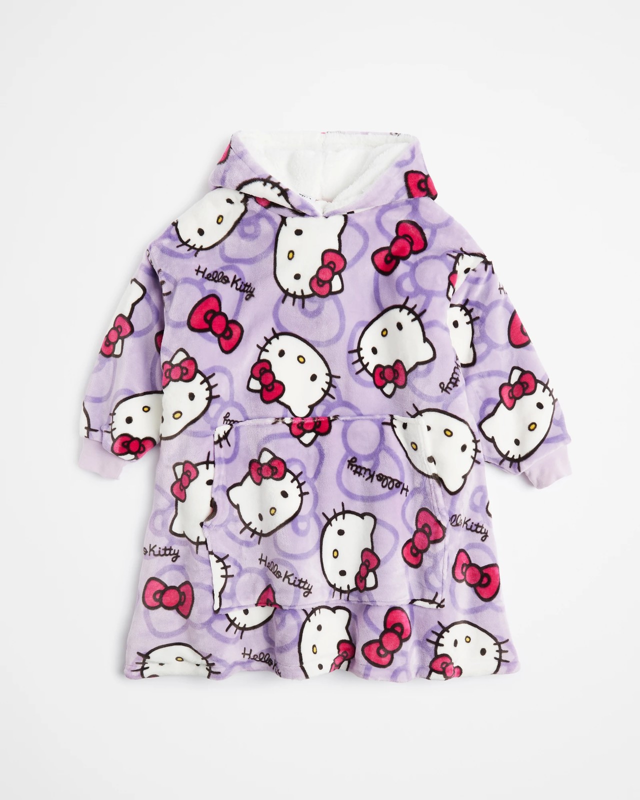 Hello Kitty Fleece Oversized Hoodie Target Australia