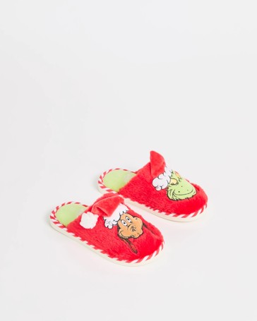The Grinch Junior/Senior Christmas Slipper Scuffs