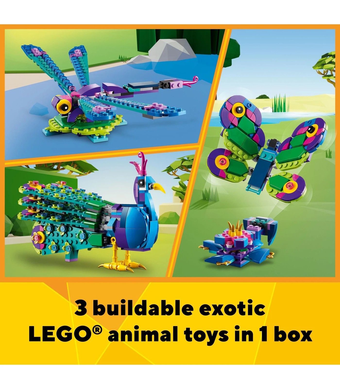 LEGO® Creator Exotic Peacock 31157