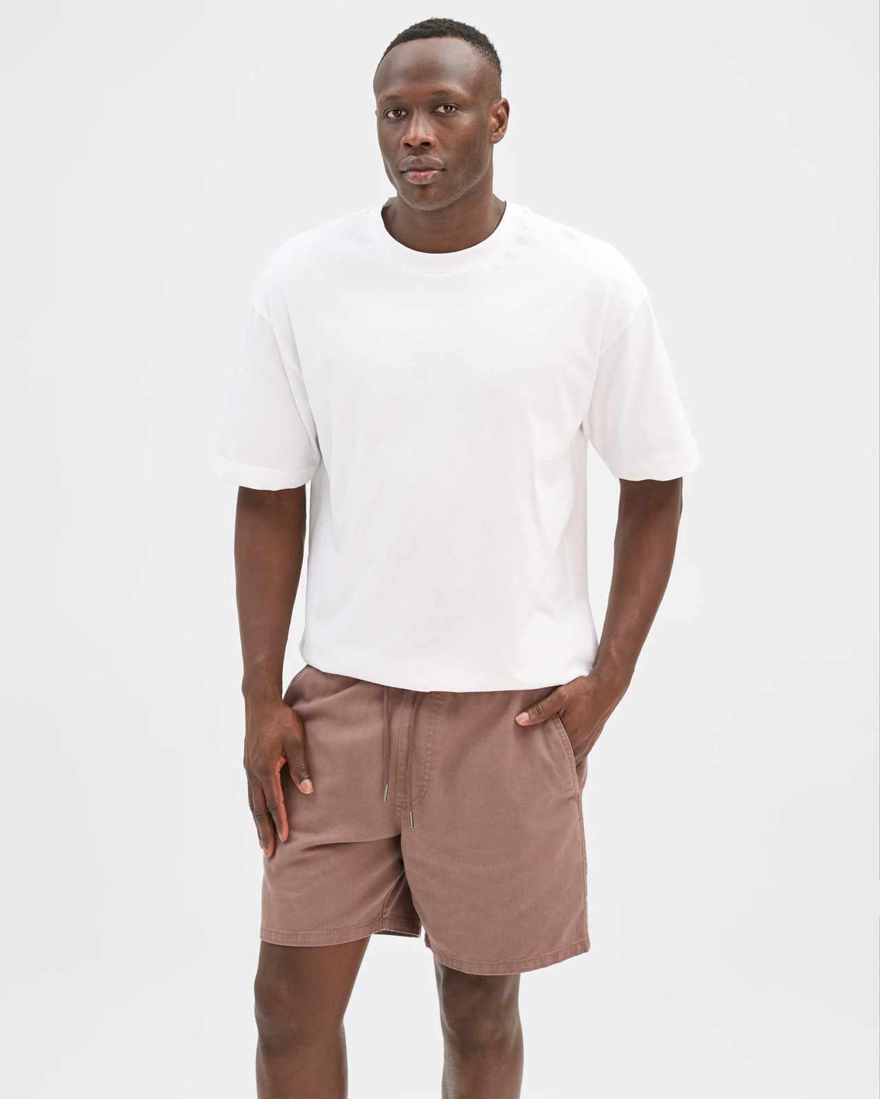Commons Australian Cotton Twill Volley Shorts - Brown 2 of 6