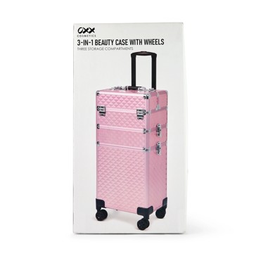 OXX Cosmetics 3-in-1 Beauty Case with Wheels