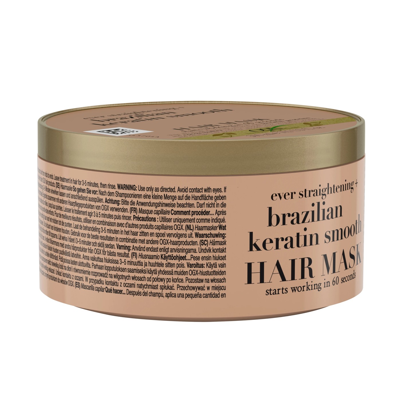 OGX Ever Straightening + Brazilian Keratin Smooth Hair Mask 300ml 3 of 6