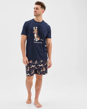Maxx Poplin Christmas Sleep Shorts