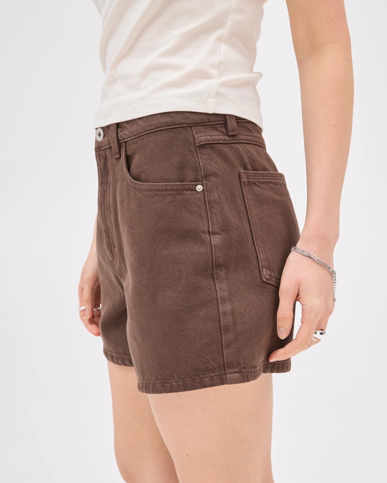 Lily Loves Cotton Rich High Rise Denim Shorts 6 of 6