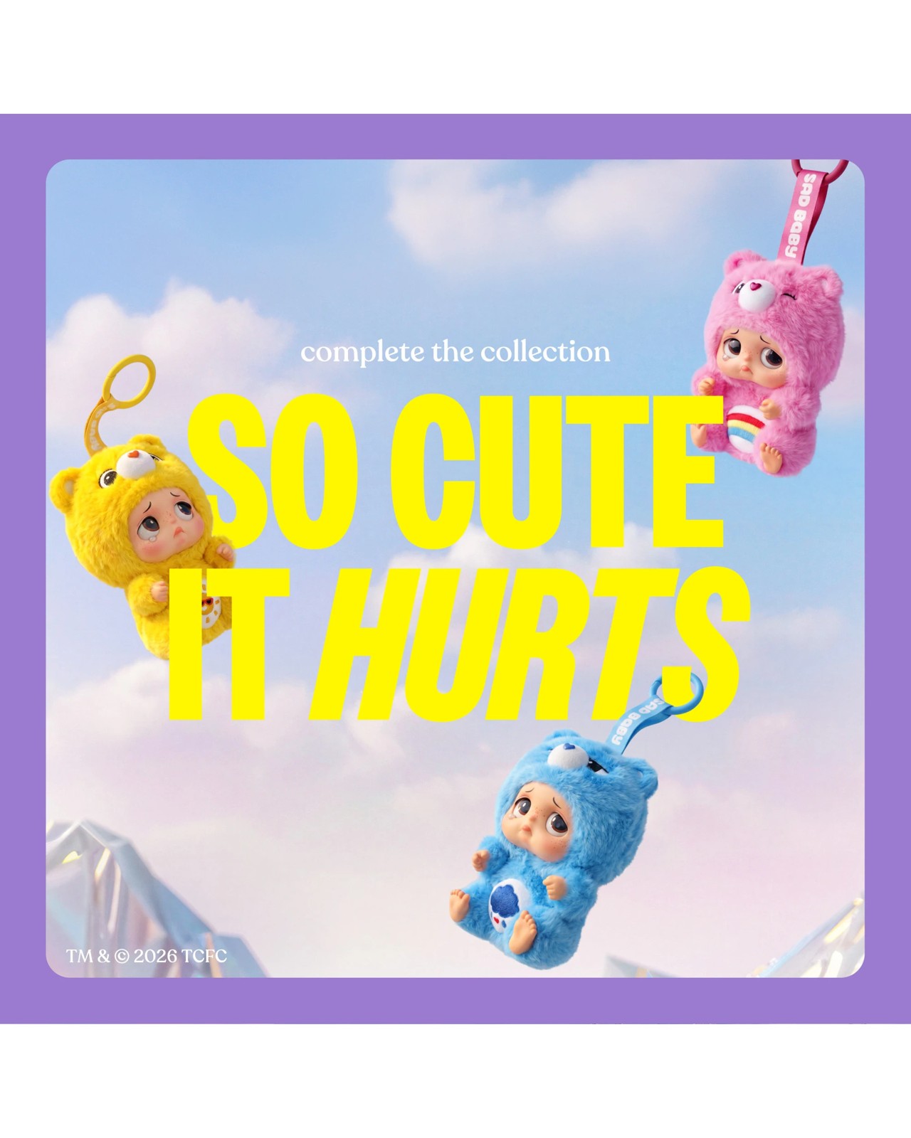 Starbox Sad Baby Care Bears by Starbox - Assorted 5 of 6