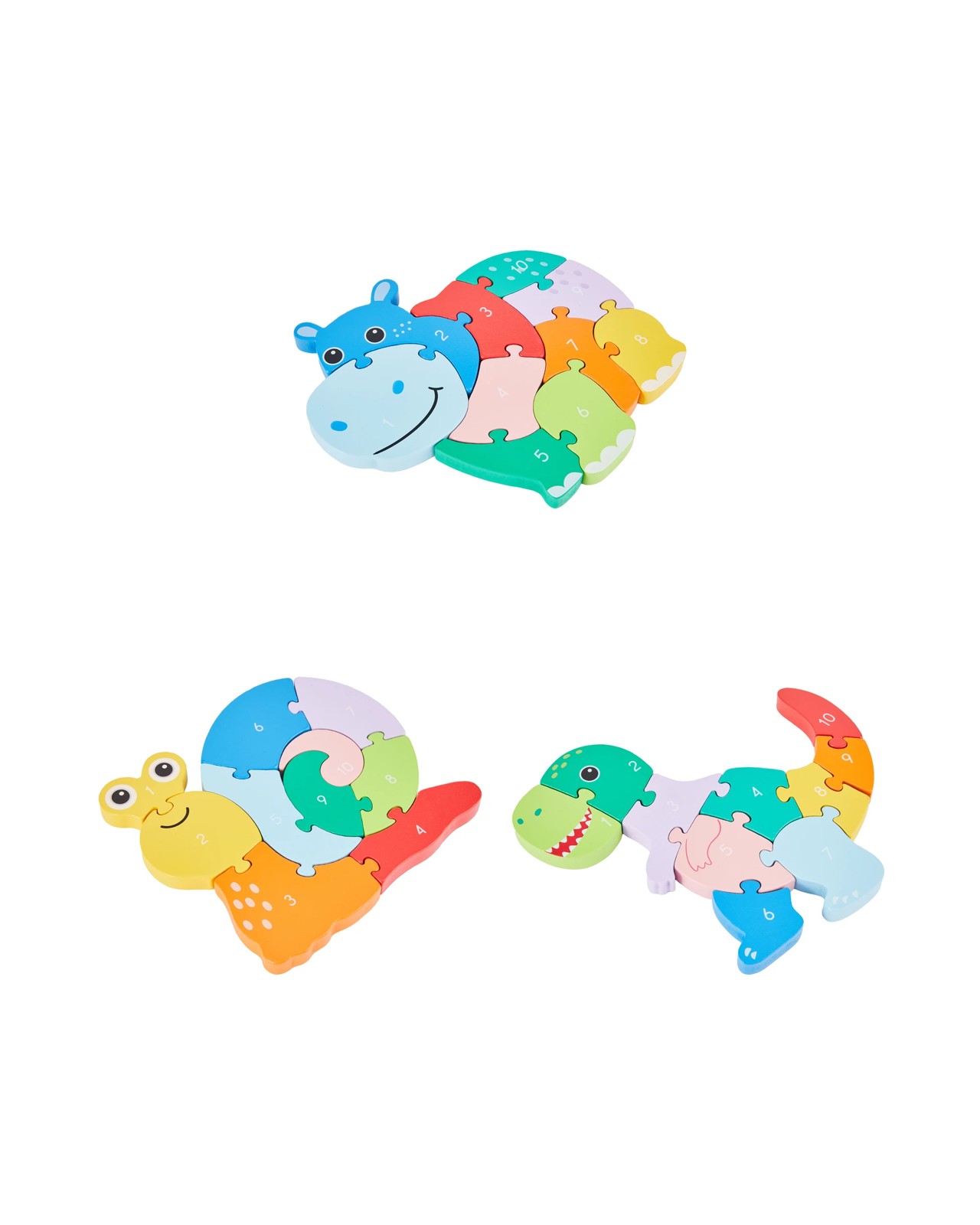 Anko Wooden Counting Animals - Assorted 2 of 5