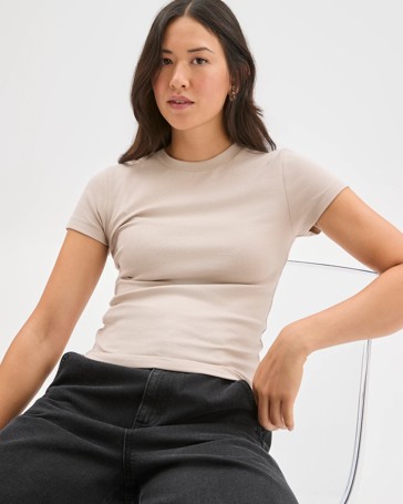 Australian Cotton Blend Stretch T-Shirt