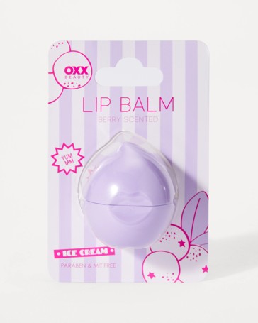 OXX Beauty Ice Cream Lip Balm Cream Lip Balm - Berry Scented