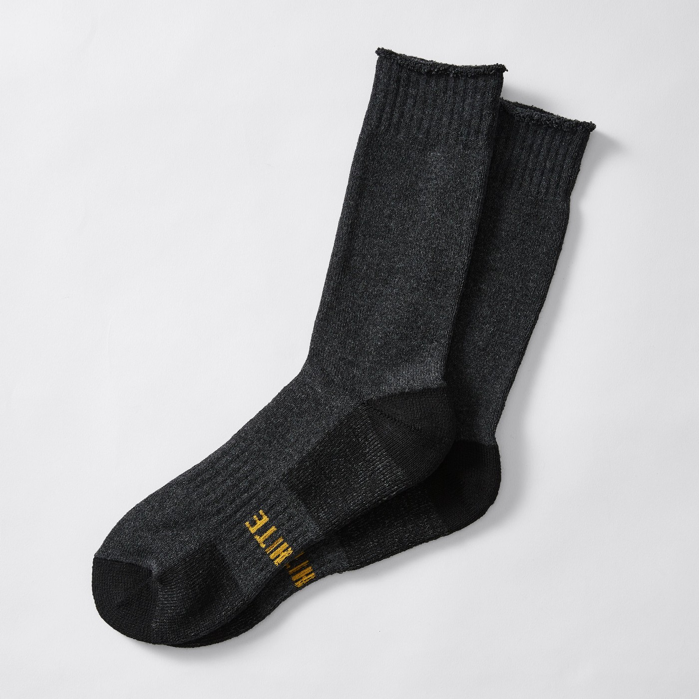 Graphite 2 Pack Cotton Blend Outdoor Socks - Black 2 of 2