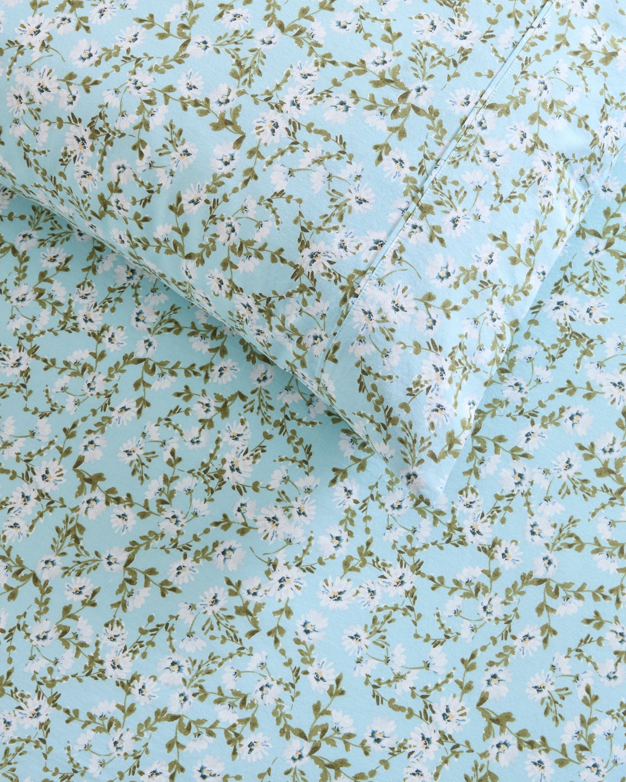 Ditsy Daisy Printed Australian Cotton Mix & Match 2 Pack Standard Pillowcases 3 of 3