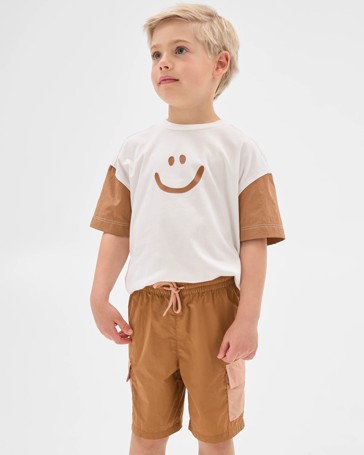 Recycled Nylon Cargo Shorts