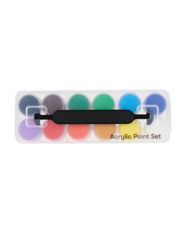 Anko 12 Pack Acrylic Paint Set