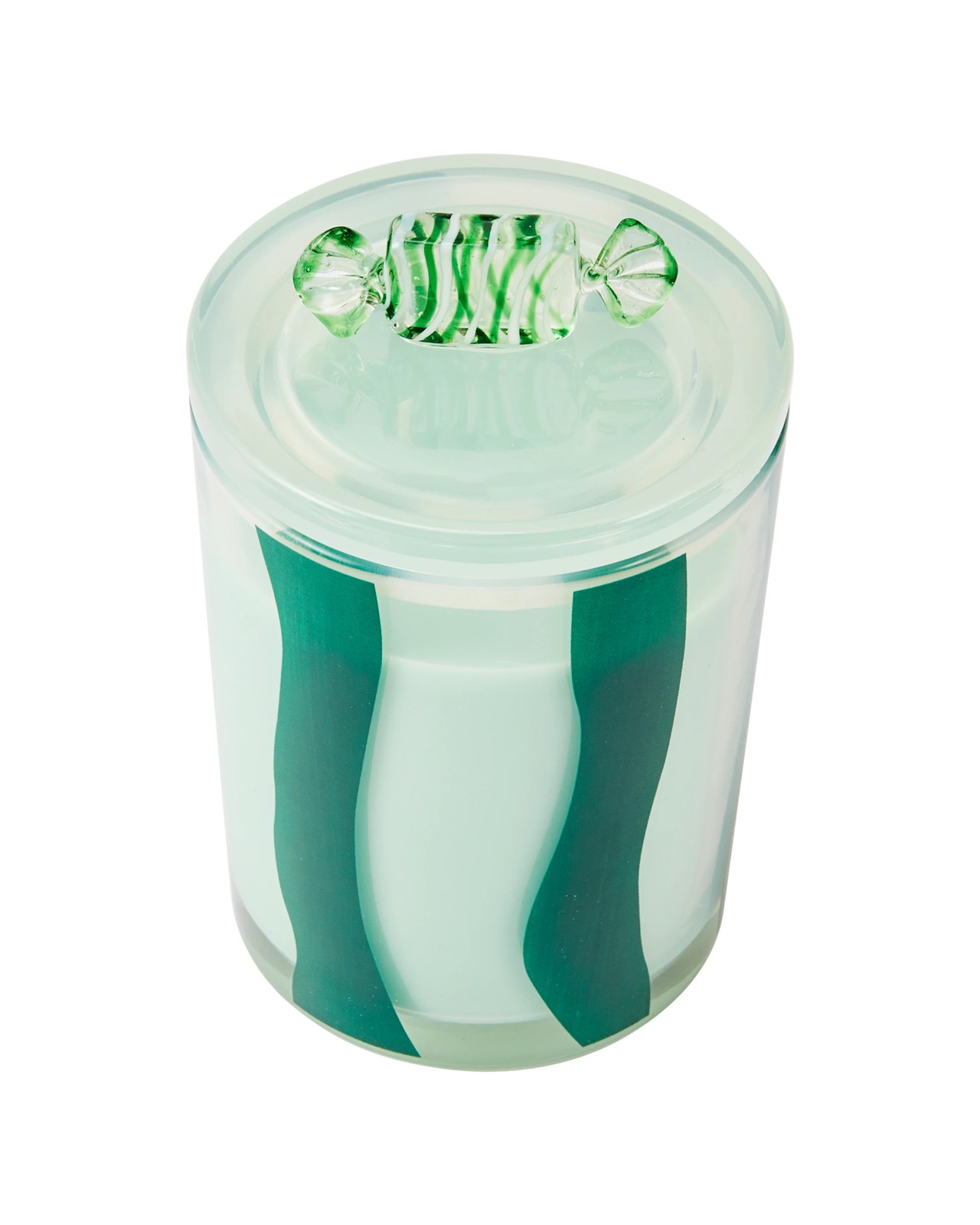 Anko Christmas Green Candy Cane Lane Candle 2 of 6