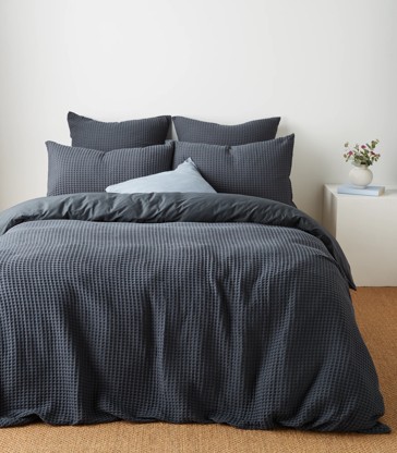 Australian Cotton Waffle Quilt Cover Set