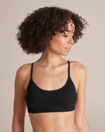 Ribbed Strappy Crop Top - Lily Loves