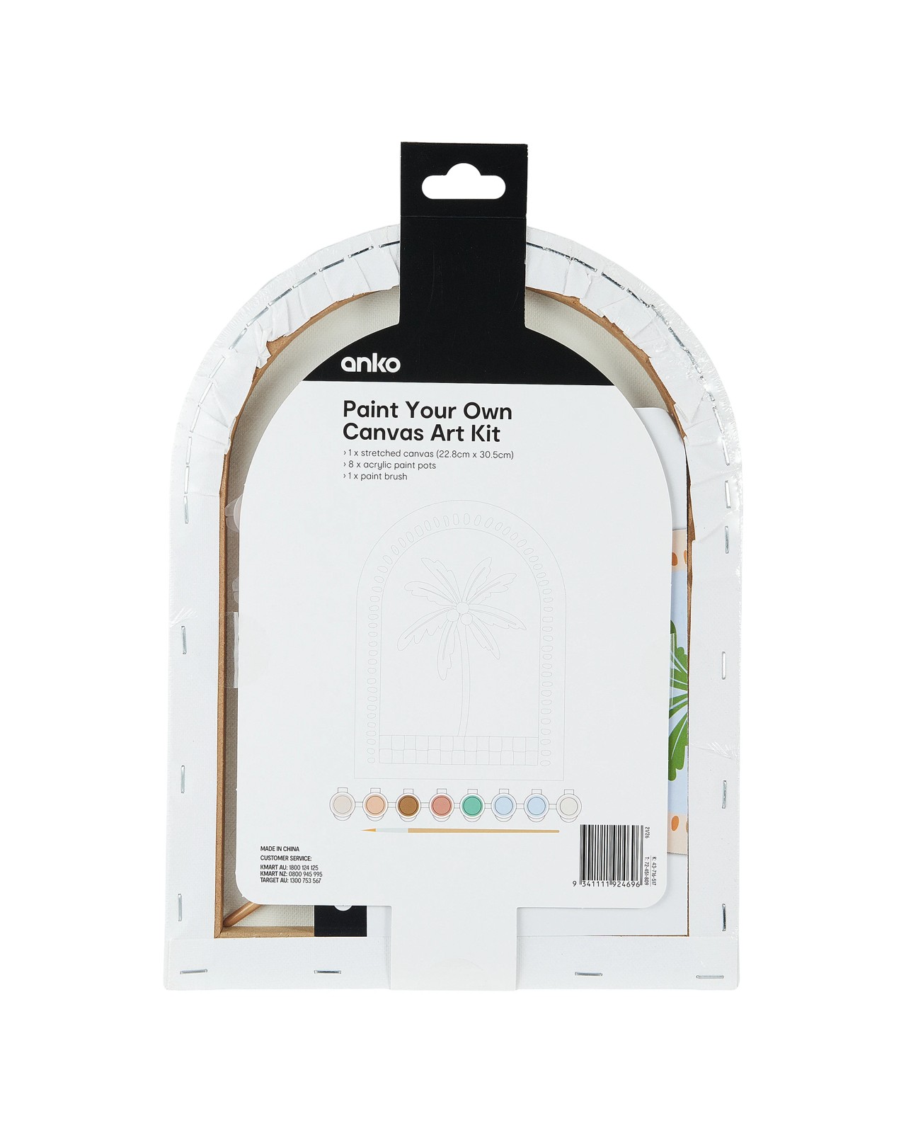 Anko Paint Your Own Canvas Art Kit - Palm 3 of 3