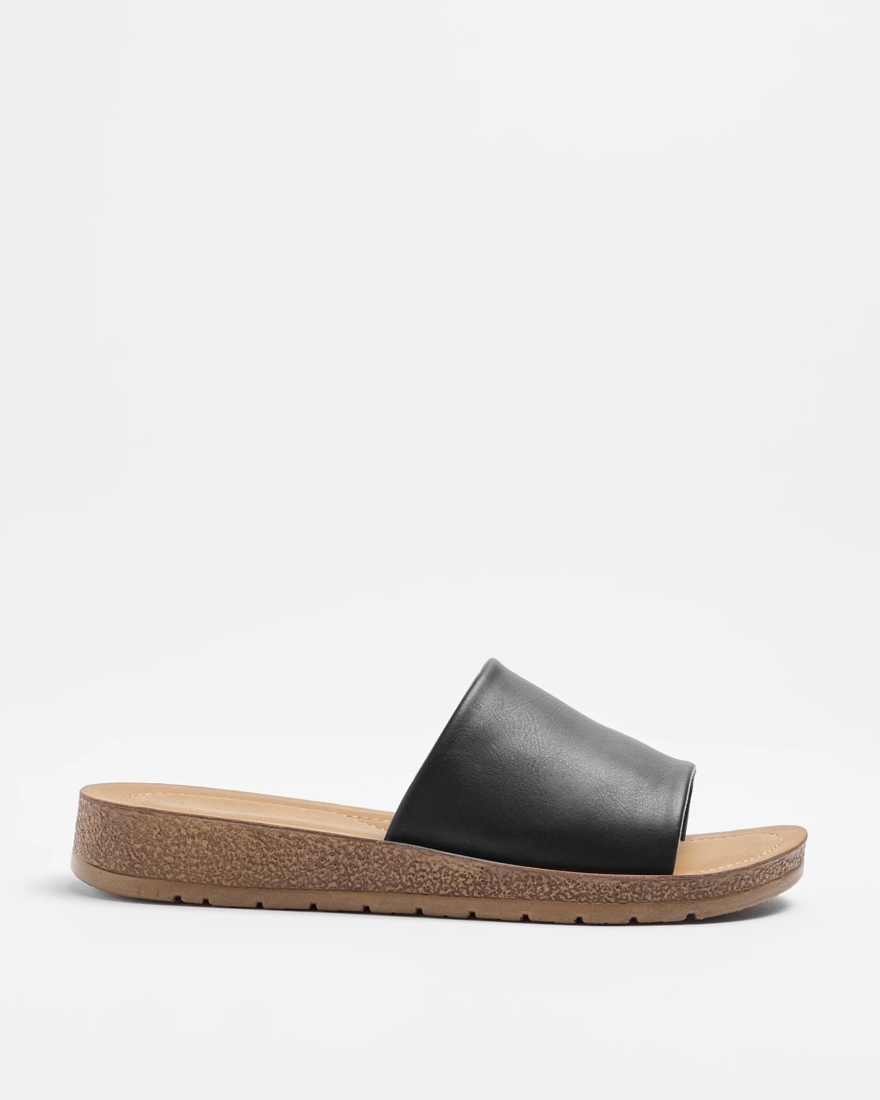 Leather slides womens on sale australia