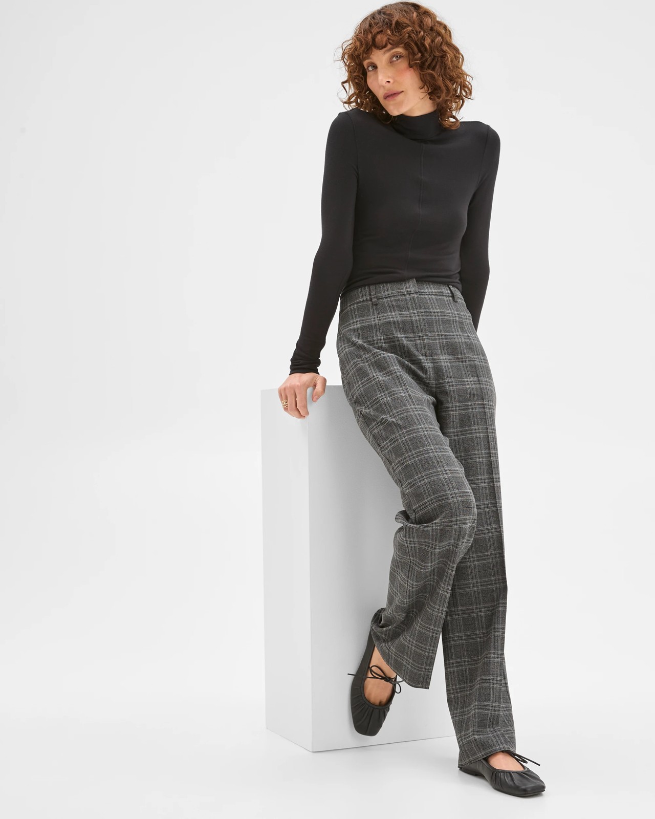 Preview Tailored Straight Leg Pants 2 of 5