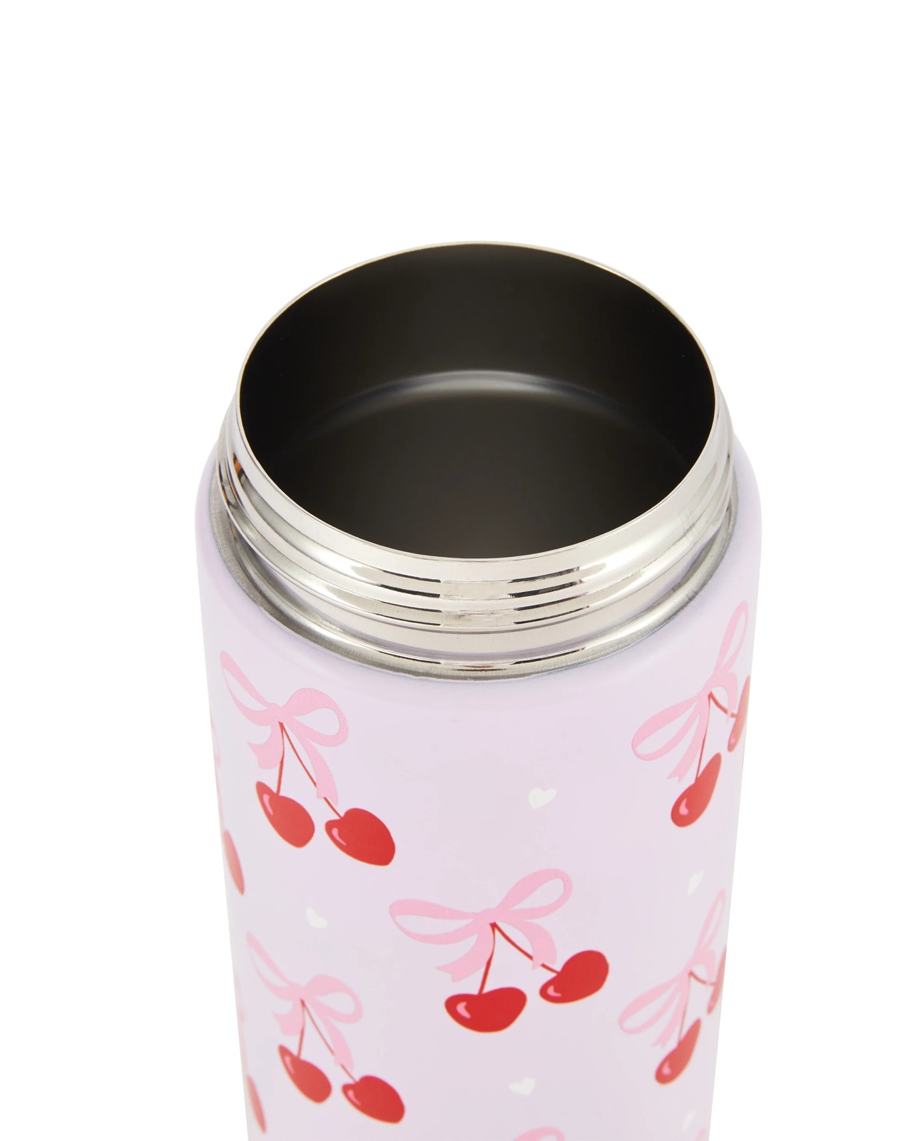 Anko 400ml Double Wall Insulated Cylinder Bottle -  Cherry 5 of 6