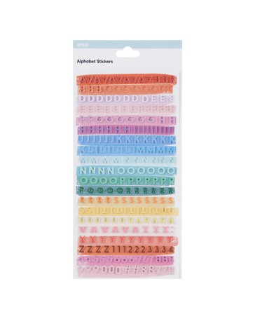 Anko Alphabet Stickers - Colours