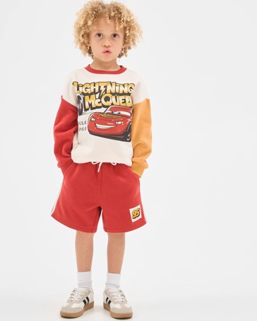 Disney Pixar Cars Australian Cotton Blend Jumper and Shorts Set