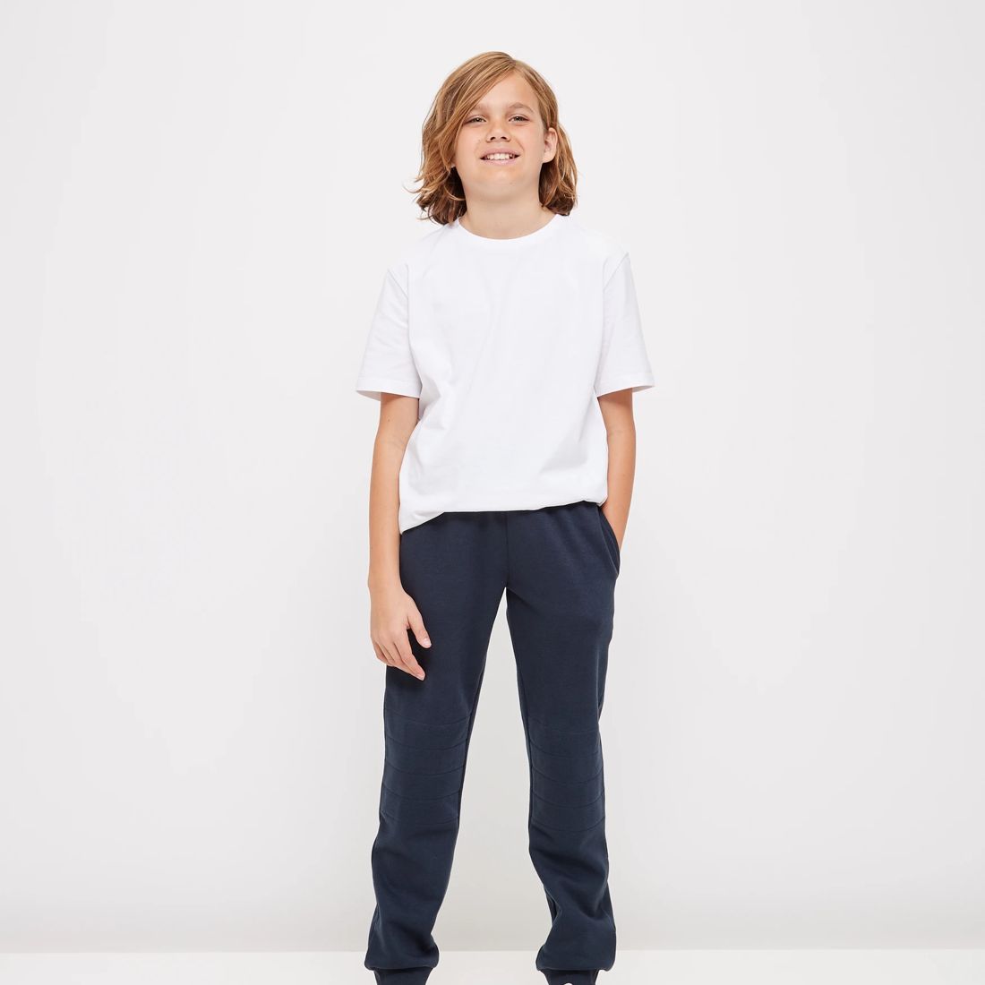 Double Knee School Trackpants Navy Blue Target Australia
