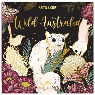Art Maker Wild Australia Creative Colouring Book