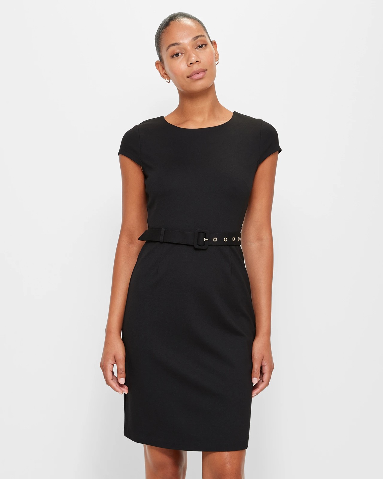 Sheath Dress with Belt - Preview