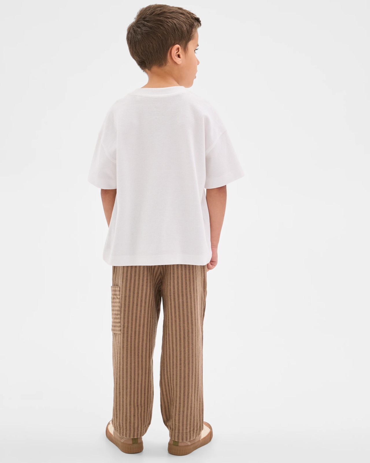 Lightweight Woven Pull-On Pants - Hot Fudge 4 of 6
