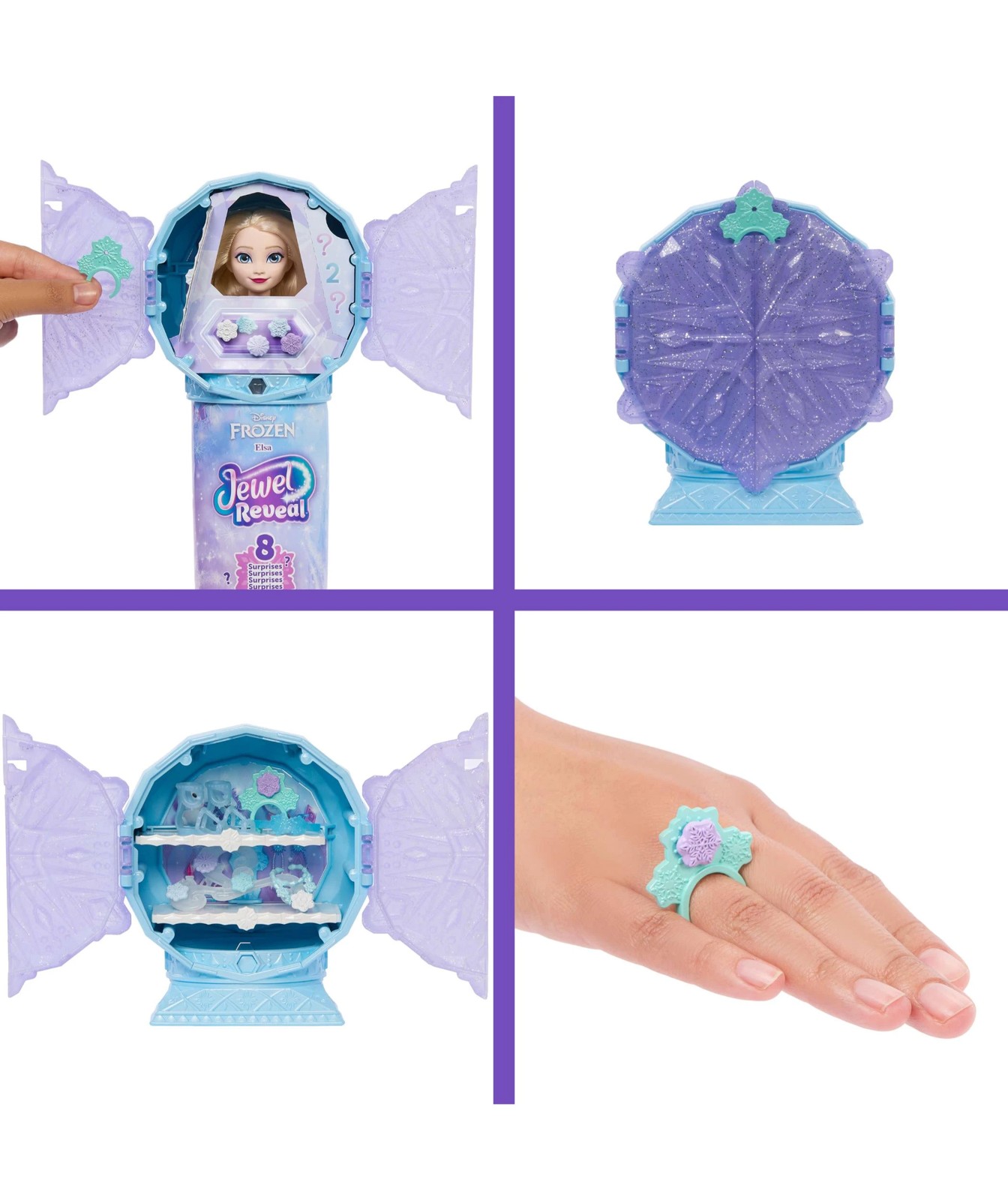 Disney Frozen Jewel Reveal Elsa Fashion Doll & Accessories 3 of 4