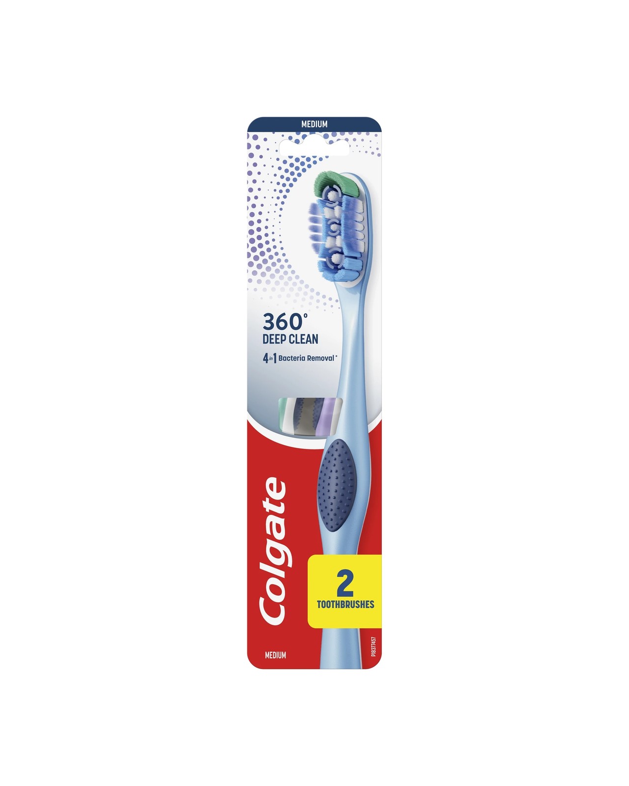 Colgate 2 Pack Medium 360 Degree Whole Mouth Clean Toothbrush 2 of 6