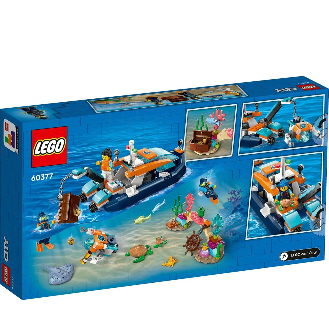 LEGO® City Explorer Diving Boat 60377 | Target Australia