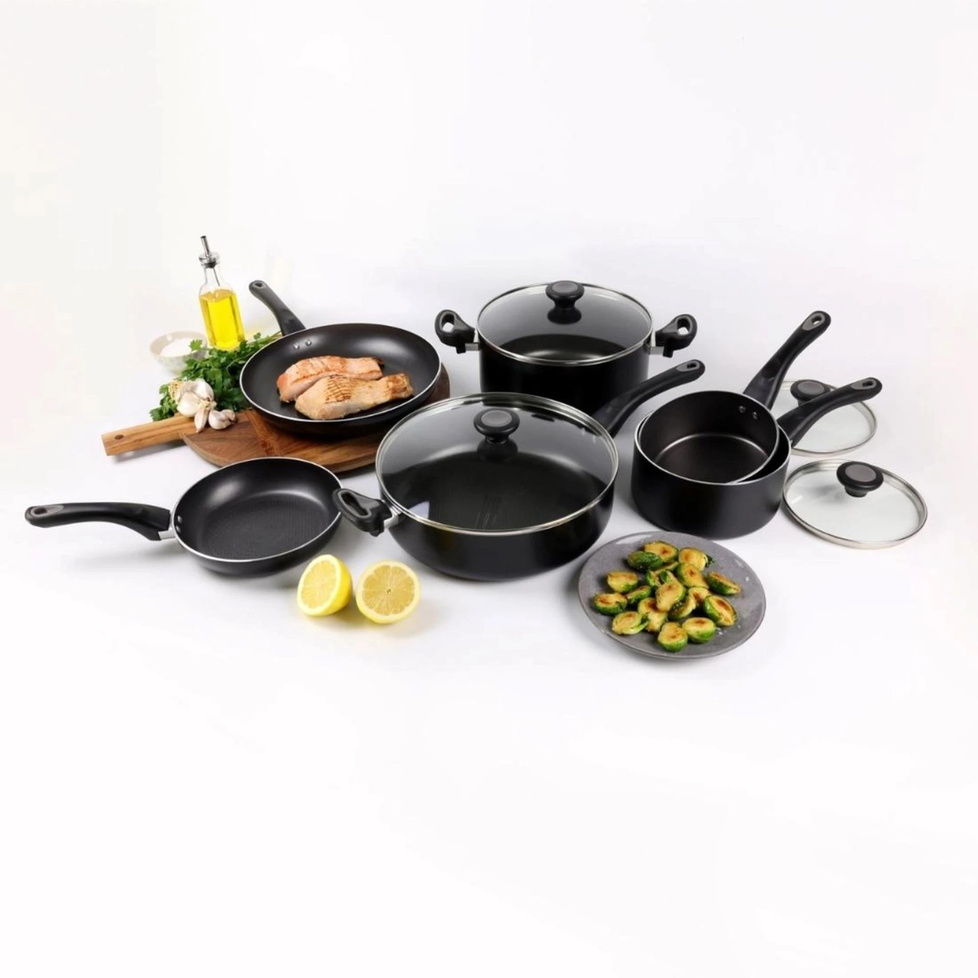 RACO Complete Nonstick Induction 5 Piece Cookware Set Target Australia