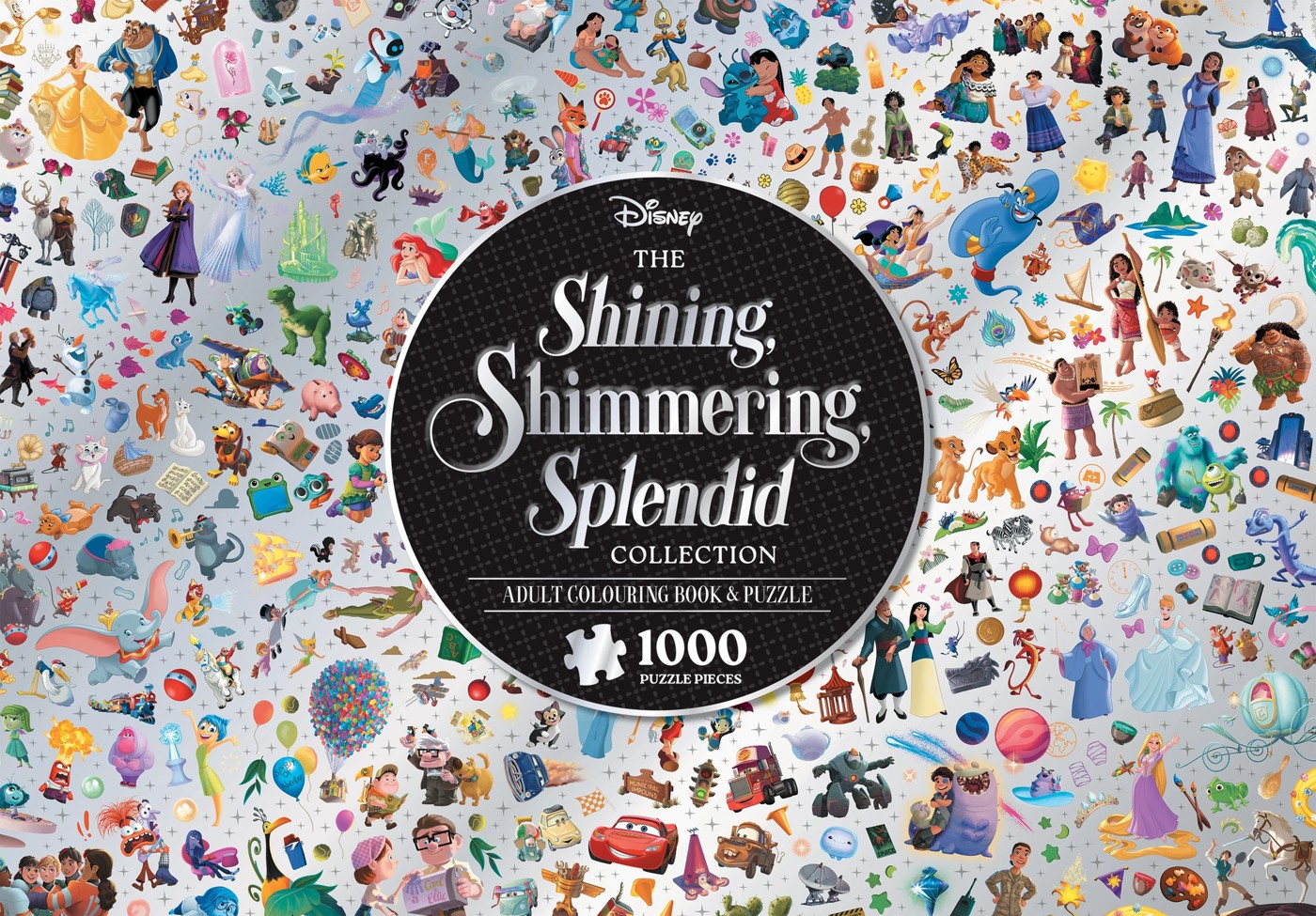 Disney The Shining Shimmering Splendid Collection: Adult Colouring Book and Puzzle  4 of 5