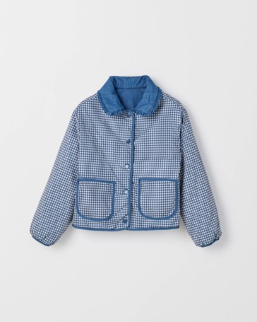 Reversible Quilted Chambray Jacket
