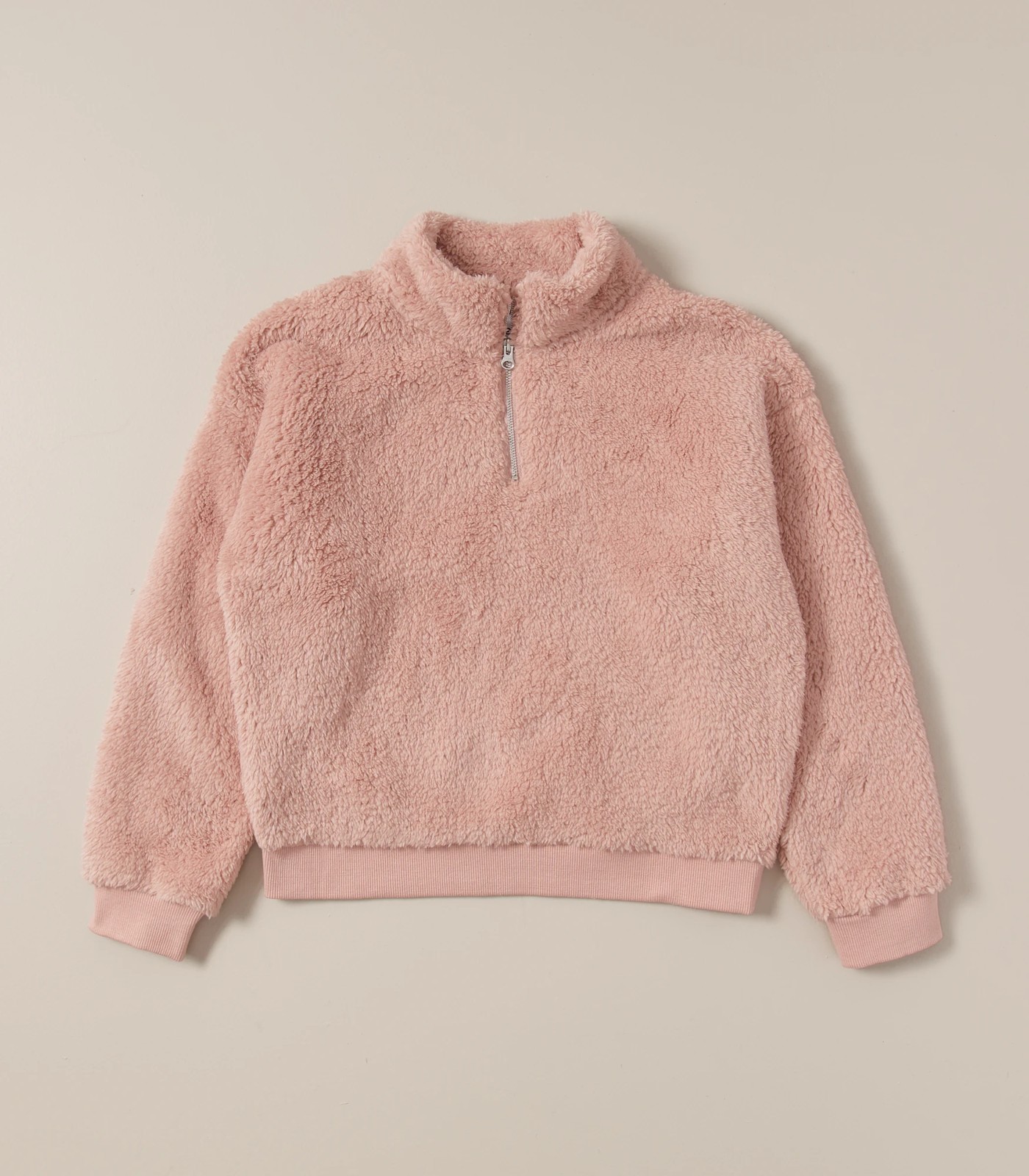 Half zip teddy on sale fleece