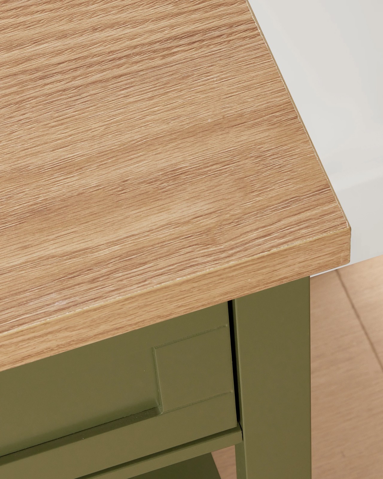 Anko Oliver Bedside Table - Olive Green 6 of 6