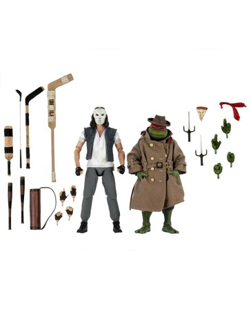 NECA Teenage Mutant Ninja Turtles - Casey Jones & Raphael 7in. Scale Action Figure