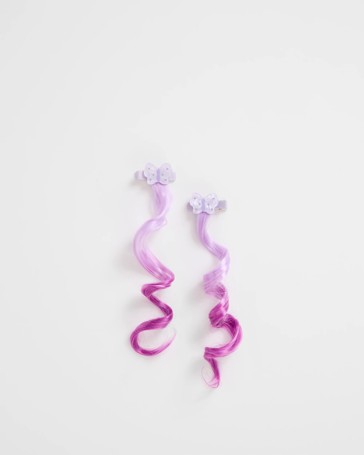Kids 2 Pack Butterfly Faux Hair Clips