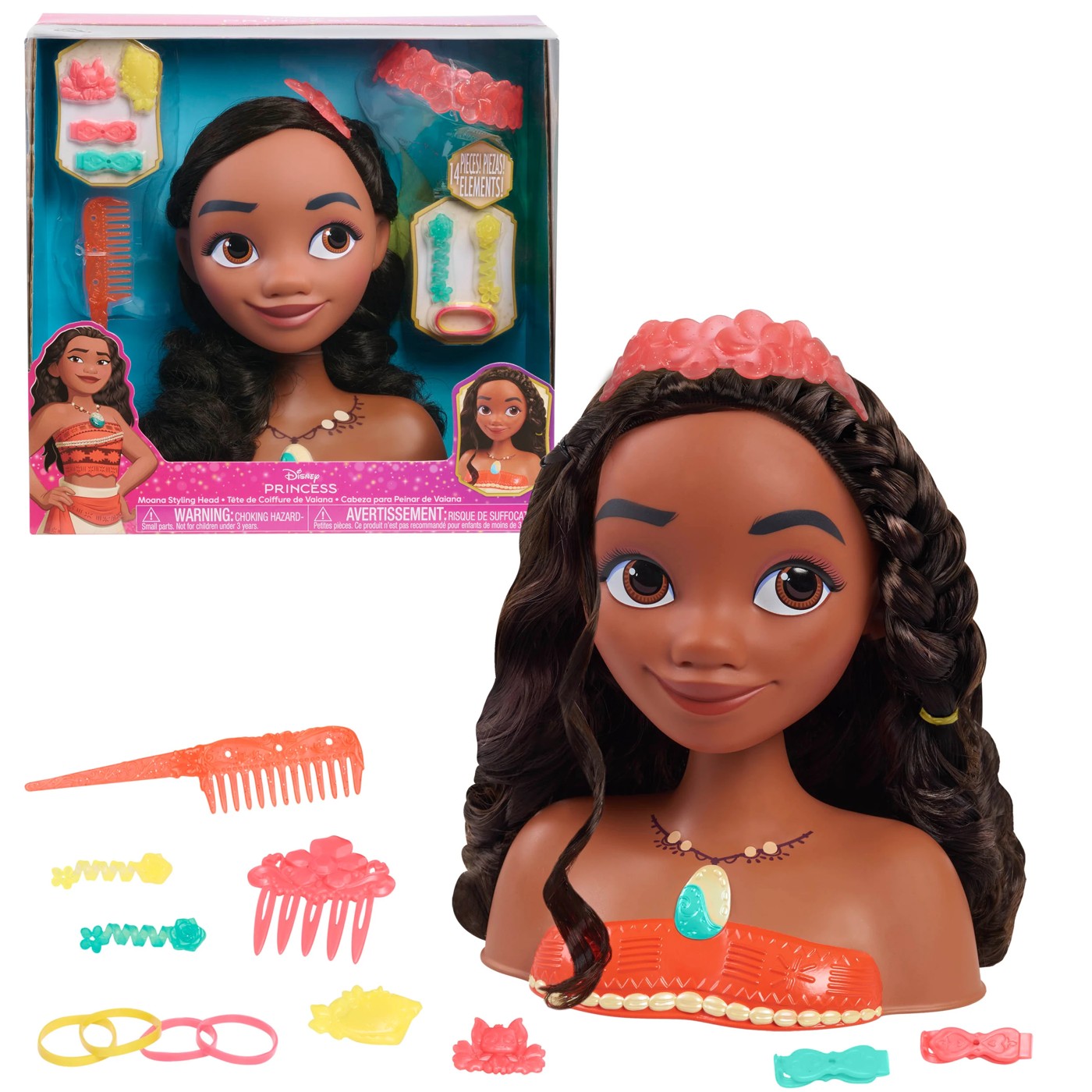 Disney Princess Basic Moana Styling Head 6 of 6